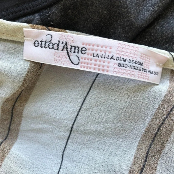 Ottod'ame Dolman Cream Dress Cover Up 8 M - Picture 6 of 7